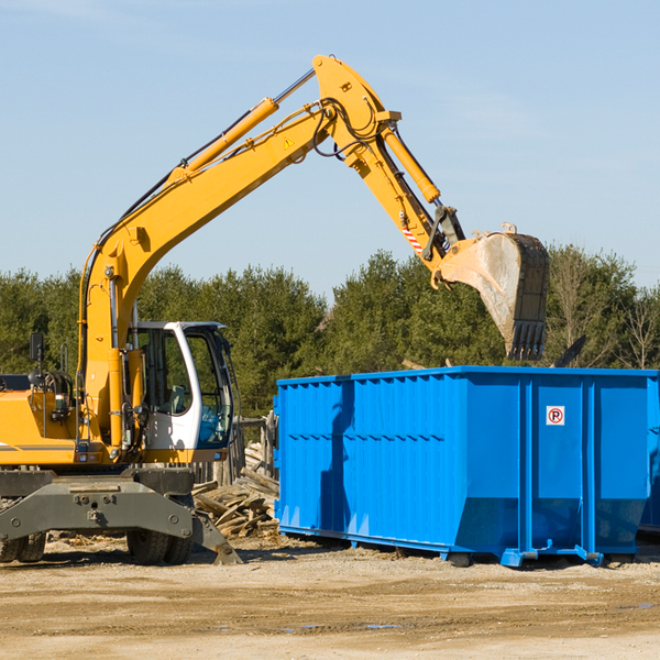 can i choose the location where the residential dumpster will be placed in Hamilton PA